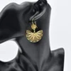 Alcance I Boucles d'oreille en argent doré
