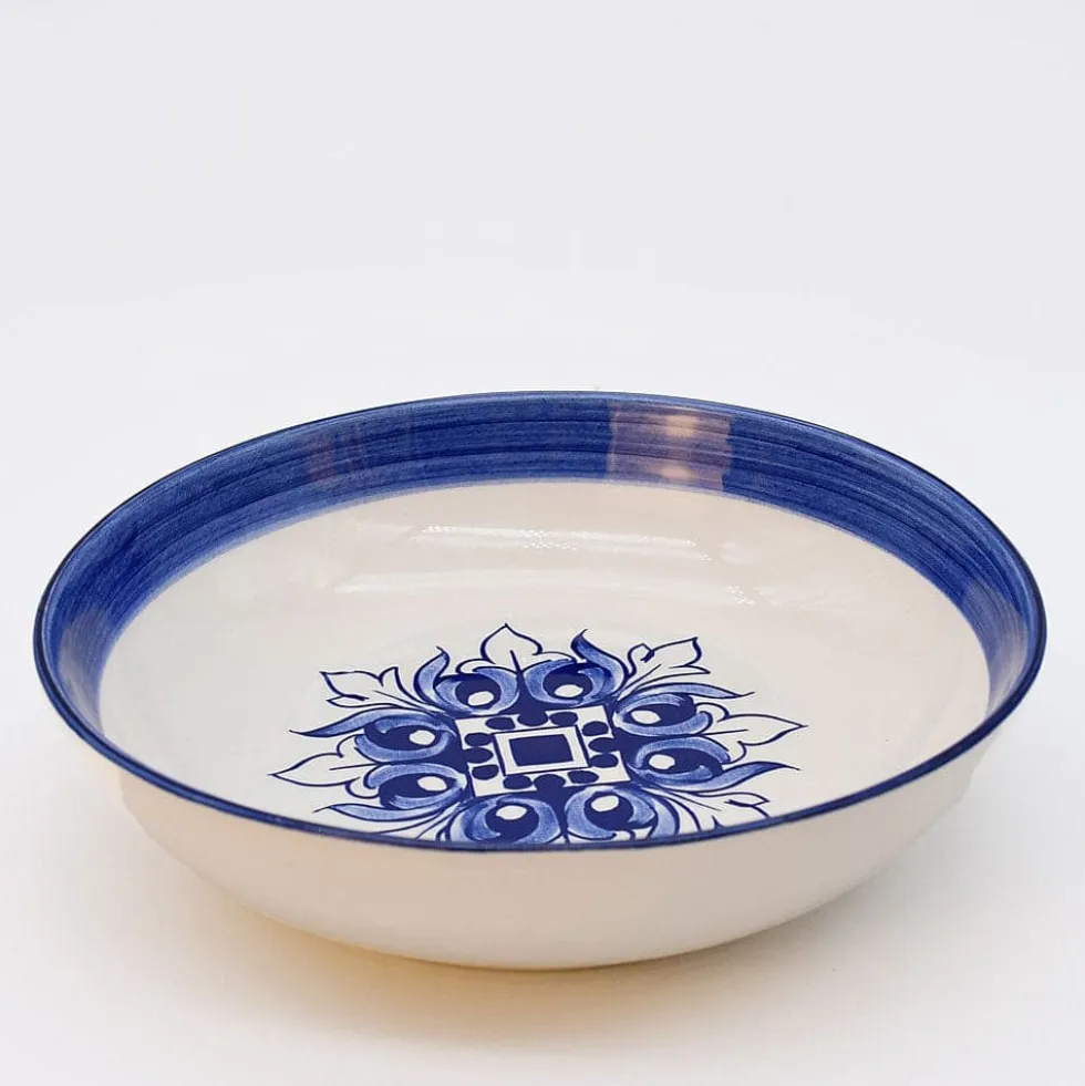 Assiette creuse en céramique "Brasão" - Bleu