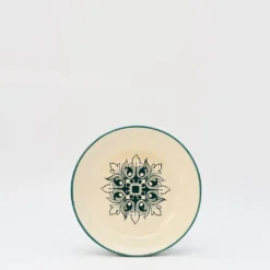 Assiette creuse en céramique "Brasão" - Verte
