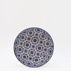 Assiette creuse en céramique "Padrão" - Bleu