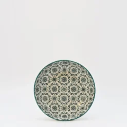Assiette creuse en céramique "Padrão" - Verte