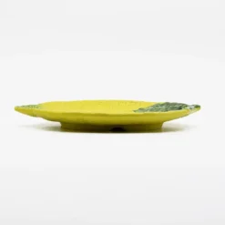 Assiette creuse en forme de citron - 24cm