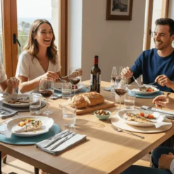 Assiette creuse en forme de Poisson 25cm - Blanc cassé