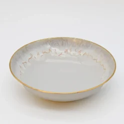 Assiette creuse en grès 21cm
