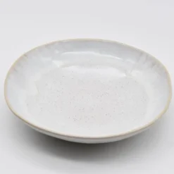 Assiette creuse en grès "Eivissa" 23cm - Blanche