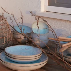 Assiette creuse en grès 