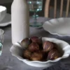 Assiette creuse en grès fin "Rosa" - Blanc