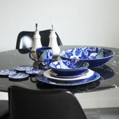 Assiette creuse en grés 