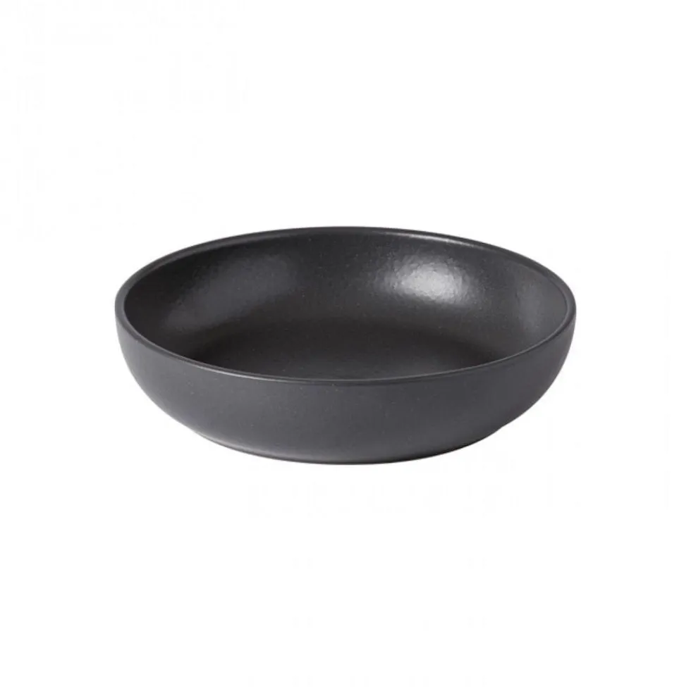 Assiette creuse en grès “Pacifica" - Anthracite