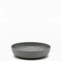 Assiette creuse en grès “Pacifica