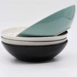 Assiette creuse en grès 