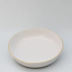 Assiette creuse en porcelaine 