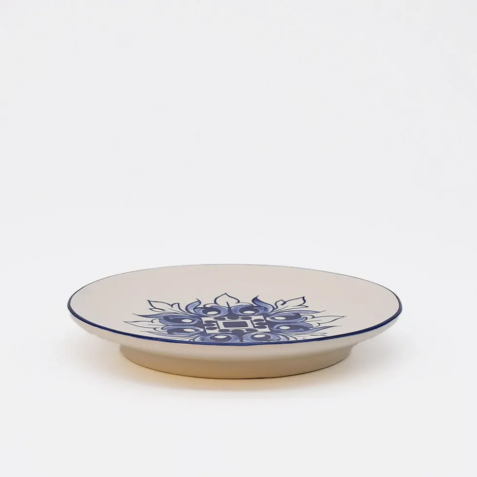 Assiette en céramique "Brasão" 12cm - Bleu