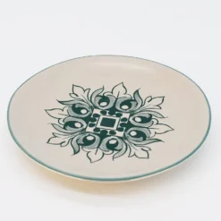 Assiette en céramique "Brasão" 12cm - Verte