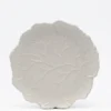 Assiette en céramique "Folha" blanche - 27cm