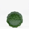 Assiette en céramique "Folha" verte - 21cm