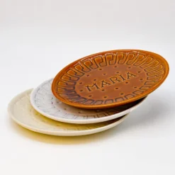 Assiette en céramique "Maria" - Blanche