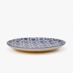 Assiette en céramique "Padrão" 20cm - Bleu
