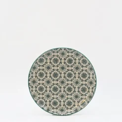 Assiette en céramique "Padrão" 20cm - Verte