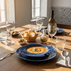 Assiette en forme de Poisson 16 cm - Bleue