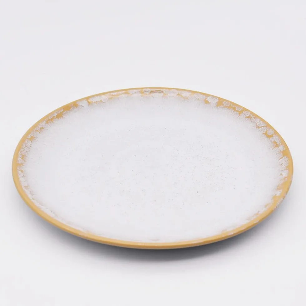 Assiette en grès "Amazonia" Blanche - 30cm
