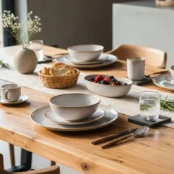 Assiette en grès