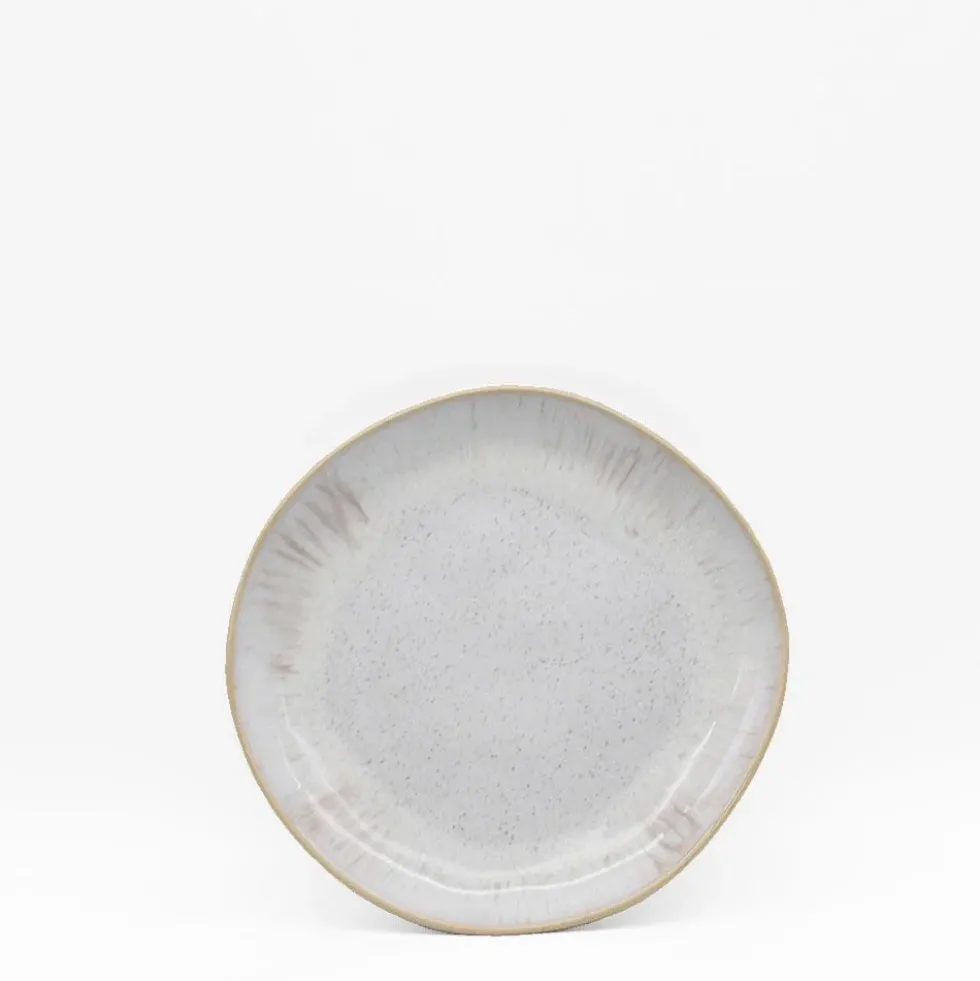 Assiette en grès "Eivissa" 21cm - Blanche