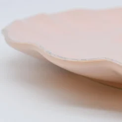 Assiette en grès fin "Rosa" 22cm - Rose