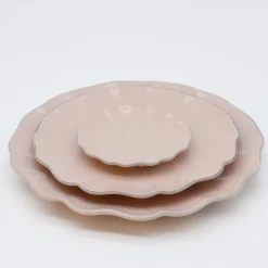 Assiette en grès fin