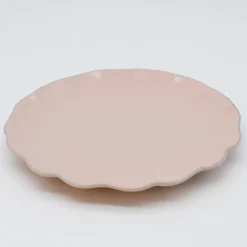 Assiette en grès fin