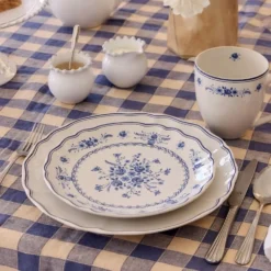 Assiette en grès fin "Vila" 21cm - Blanc