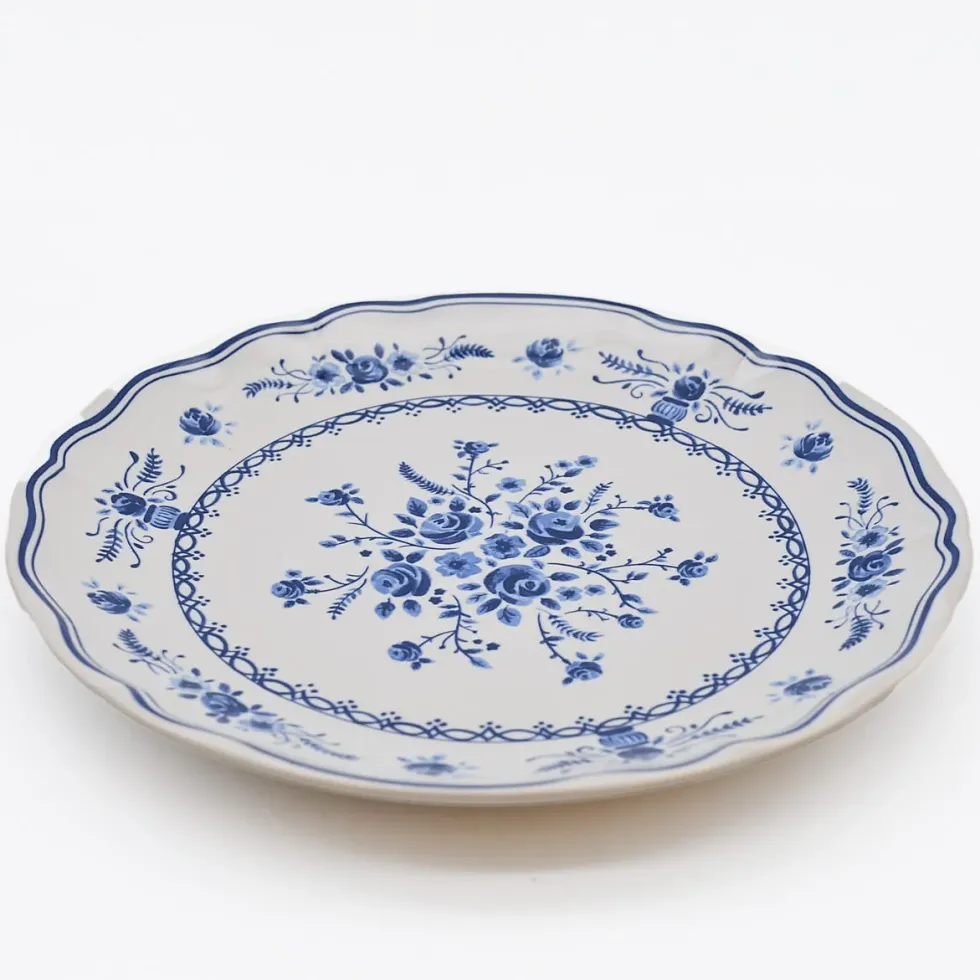 Assiette en grès fin "Vila" 17cm - Blanc