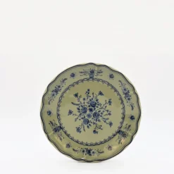 Assiette en grès fin "Vila" 21cm - Vert