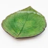 Assiette en grés "Hortensia" - Vert d'eau