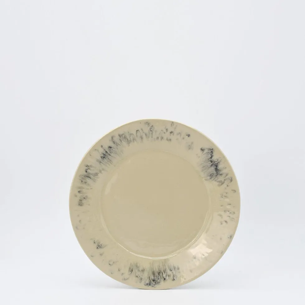 Assiette en grès "Madeira" 21cm - Crème