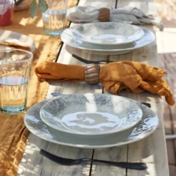 Assiette en grès "Madeira" 21cm - Crème