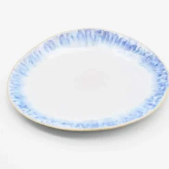 Assiette en grès ovale