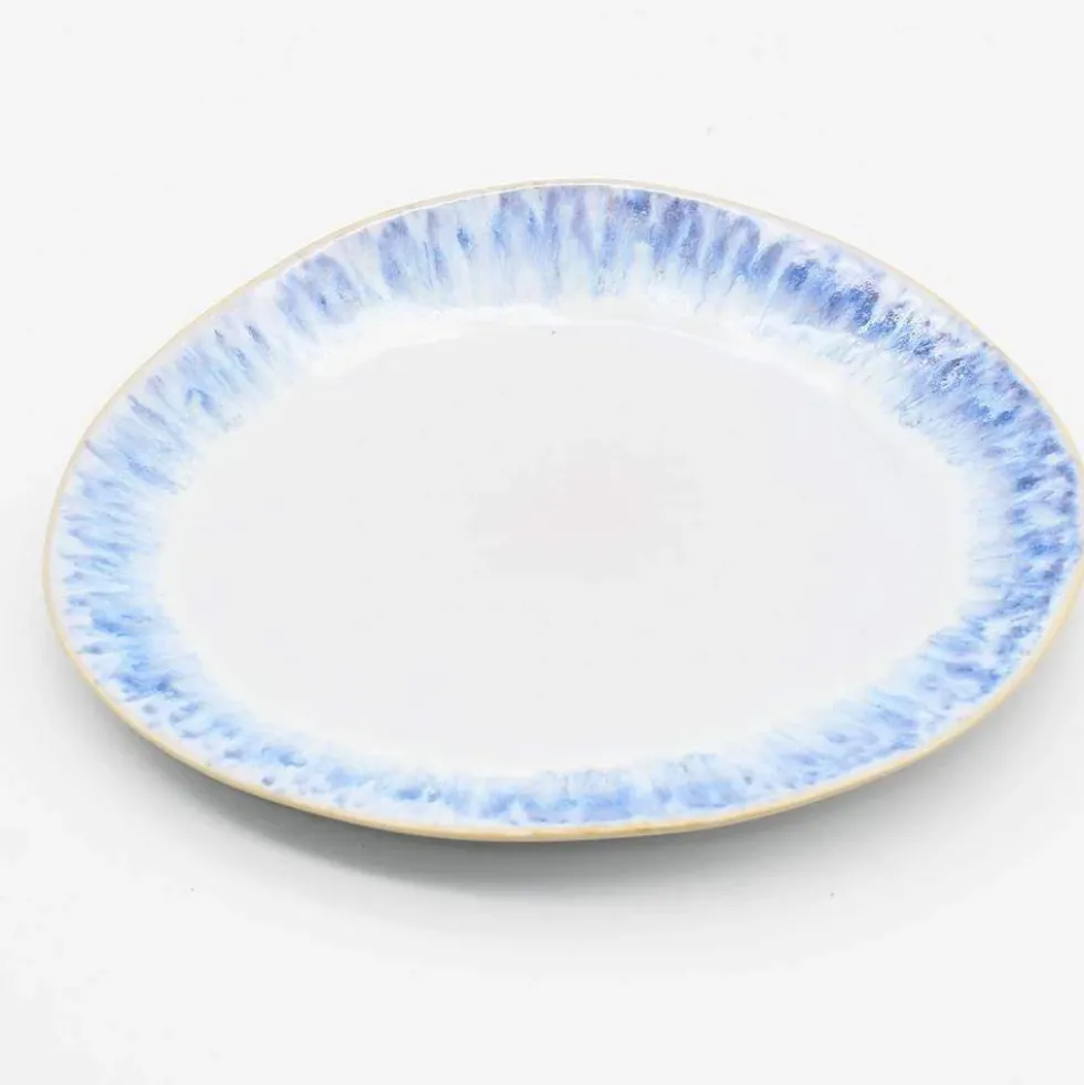 Assiette en grès ovale "Brisa" - 27cm