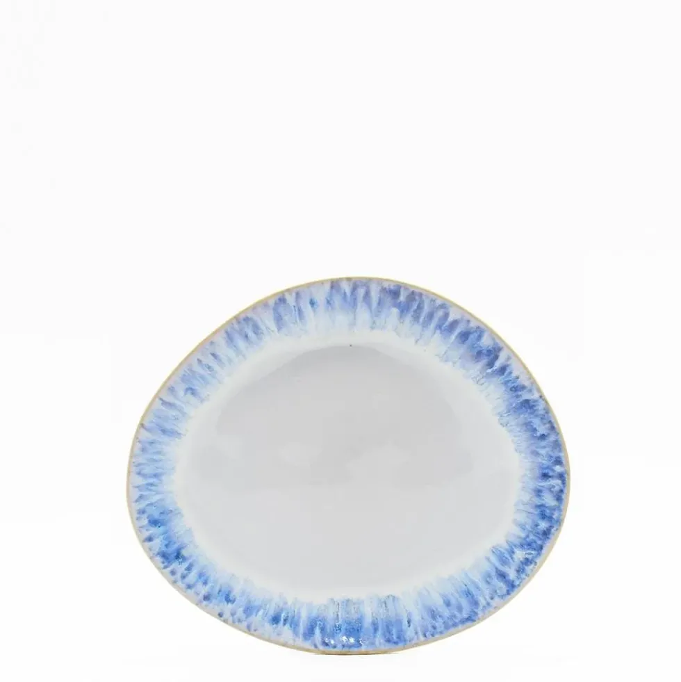 Assiette en grès ovale "Brisa" - 20cm