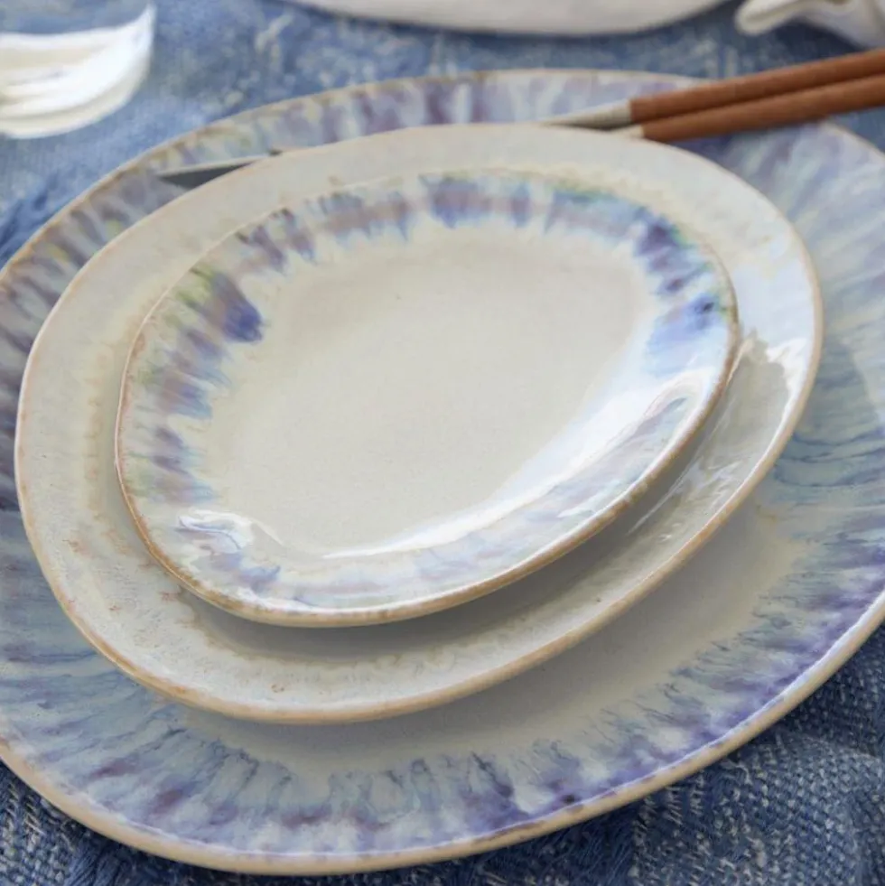 Assiette en grès ovale "Brisa" 12cm