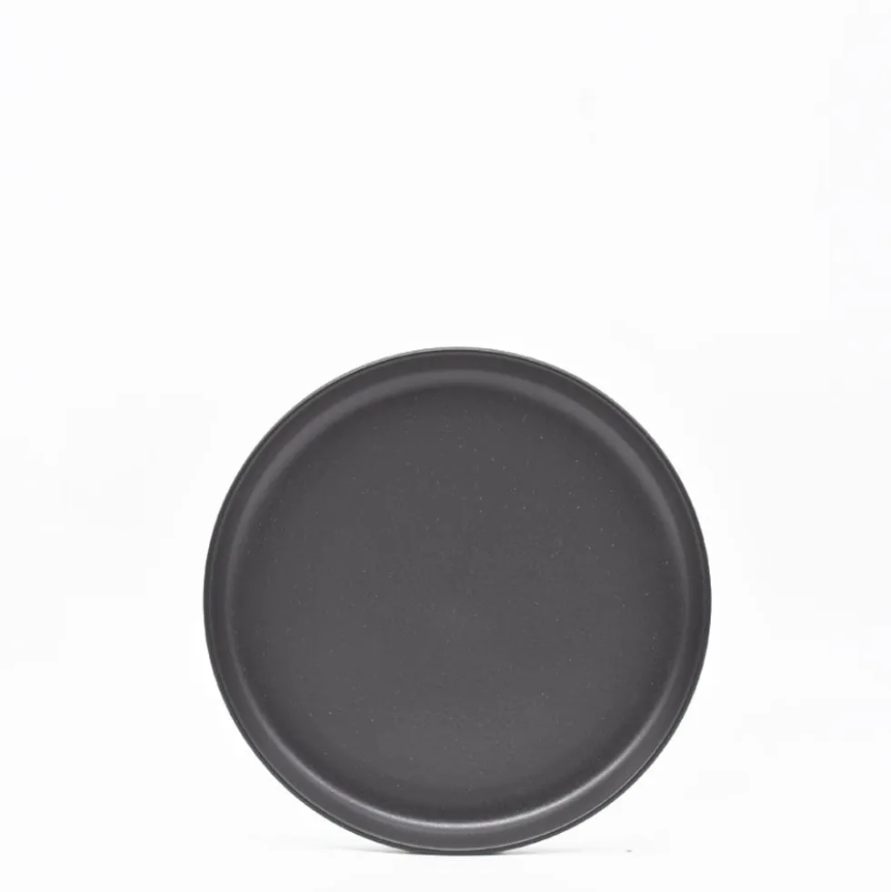 Assiette en grès “Pacifica" - Anthracite - 22cm
