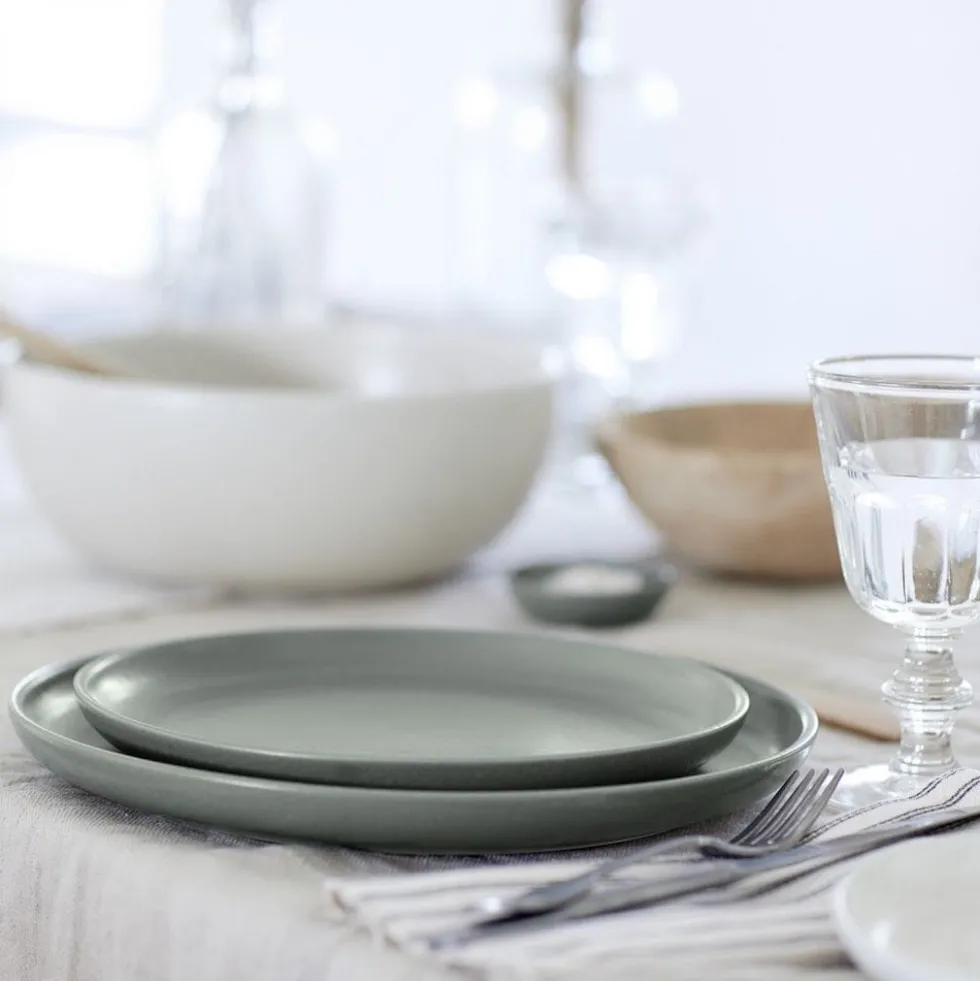 Assiette en grès “Pacifica" - Artichaud - 22cm