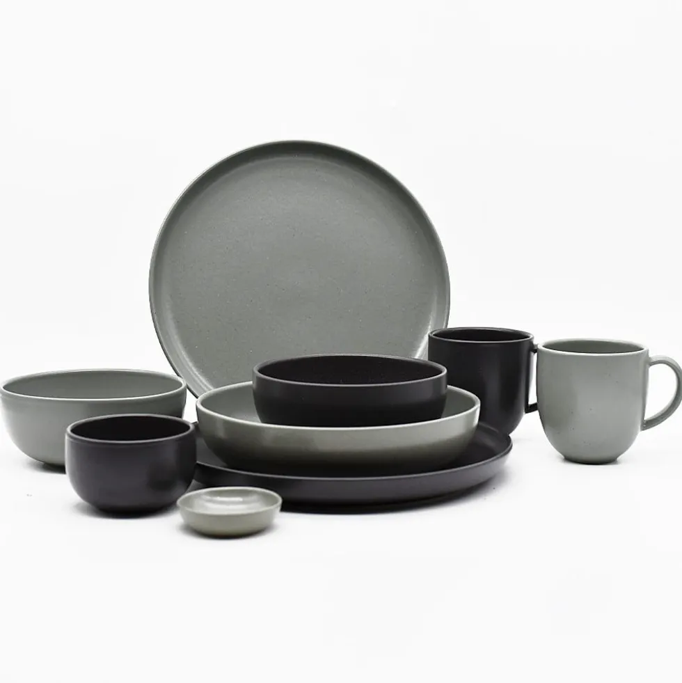 Assiette en grès “Pacifica" - Artichaud - 22cm