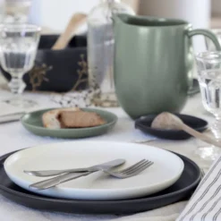 Assiette en grès “Pacifica" - Artichaud - 16cm