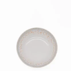 Assiette en grès "Taormina" 21cm - Blanche