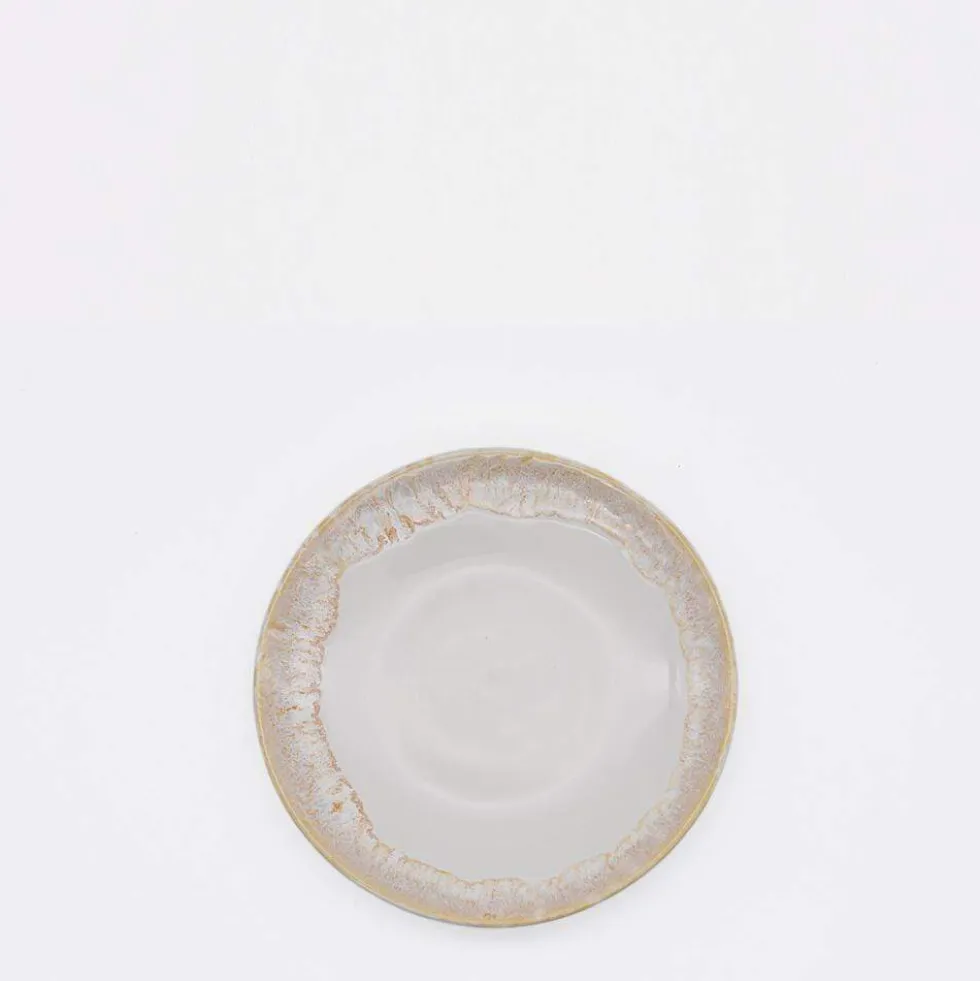 Assiette en grès "Taormina" 17cm - Blanche