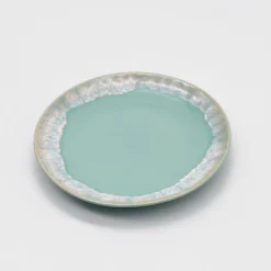 Assiette en grès "Taormina" 17cm - Verte