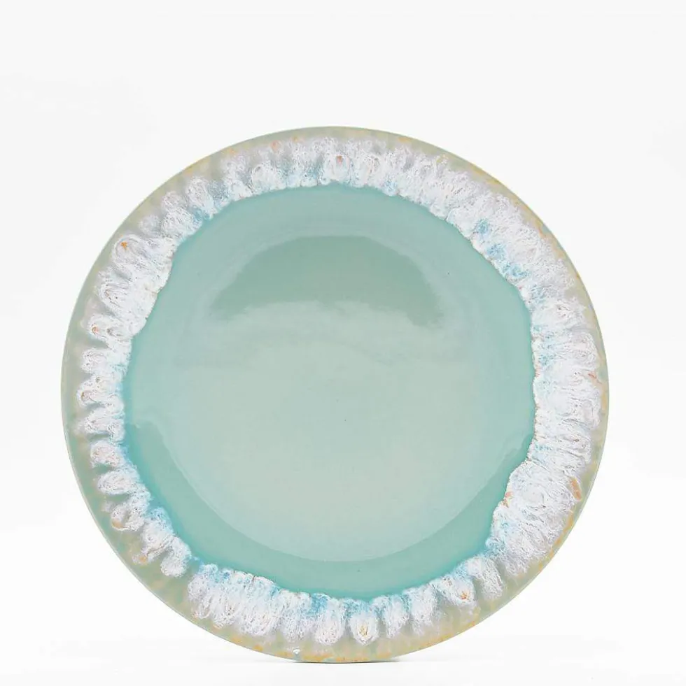 Assiette en grès "Taormina" 27cm - Verte