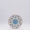 Assiette en terre cuite 15cm - Turquoise