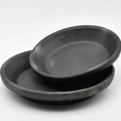 Assiette en terre cuite noire de Bisalhães